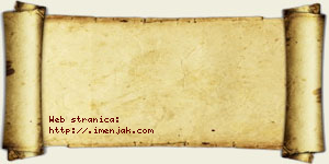 Valentina Radaković vizit kartica